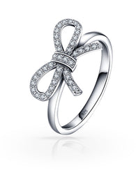 Bow Ring - Sterling Silver