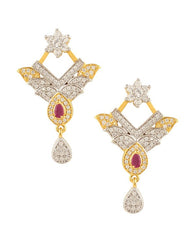 AD/CZ Designer Earring - Indian Fashion Jewellery Online