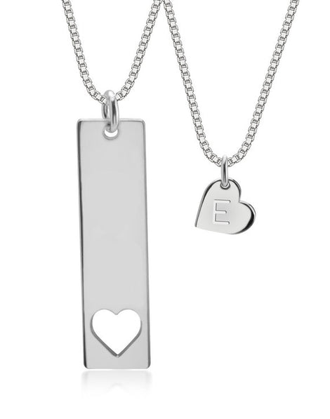 Mother and Daughter Necklace Sterling Silver Fashion Jewellery