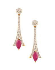 AD/CZ Earring - Indian Fashion Jewellery Online