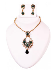 Nacho Necklace Set - RE110 - Indian Fashion Jewellery Online