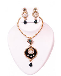 Designer Necklace Set - RE104 - Indian Fashion Jewellery Online