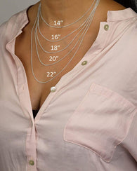 Mother Necklace with Kids - Sterling Silver