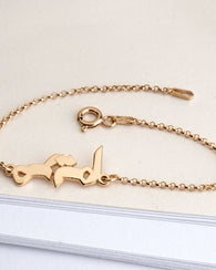 Arabic Name Bracelet - 24k Gold Plated