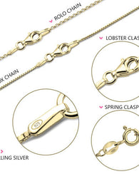 Custom Arabic Name Necklace 24k Gold Plated